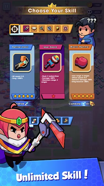 Hero Survival IO (Хиро Сурвайвал ИО) [МОД: Меню, Бесконечные монеты и Открытые уровни] Screenshot 3