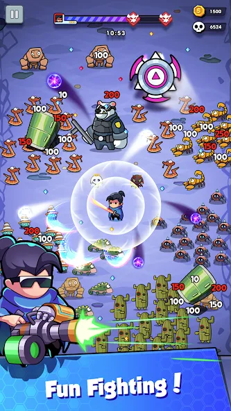 Hero Survival IO (Хиро Сурвайвал ИО) [МОД: Меню, Бесконечные монеты и Открытые уровни] Screenshot 4