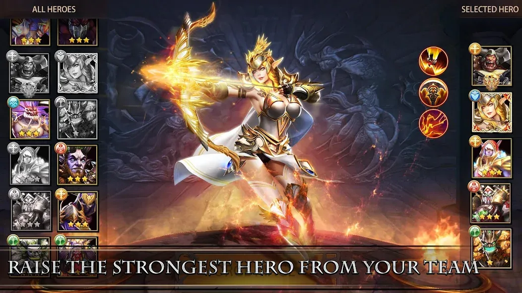 Trials of Heroes: Idle RPG (Триалс оф Хироес) [МОД: Много монет, Открытые уровни и Мега MOD] Screenshot 1