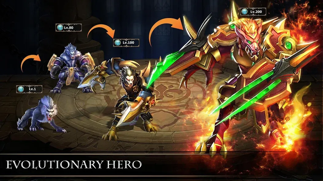 Trials of Heroes: Idle RPG (Триалс оф Хироес) [МОД: Много монет, Открытые уровни и Мега MOD] Screenshot 3