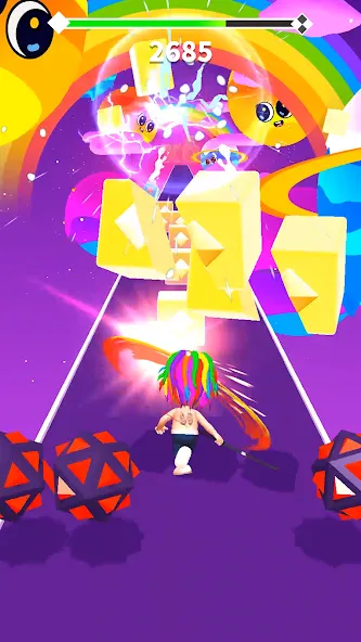6ix9ine Runner (икс9айн Раннер) [МОД: Все открыто, Дополнительные деньги и Меню MOD] Screenshot 1