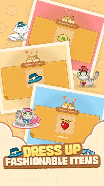 Cat Time - Cat Game, Match 3 (Кэт Тайм) [МОД: Меню, Бесконечные монеты и Открытые уровни] Screenshot 4