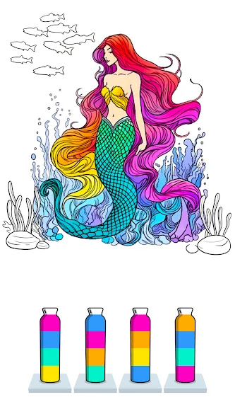 Sort Paint: Water Sort Puzzle (Сорт Пэйнт) [МОД: Деньги, Монеты и Меню MOD] Screenshot 5
