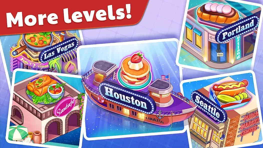 American Cooking Star Games (Американская звезда кулинарии) [МОД: Много денег, Монет и Все открыто] Screenshot 4