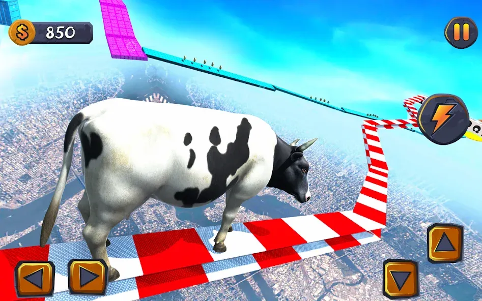 Epic Cow Ramp Rush Run Game [МОД: Деньги, Монеты и Меню MOD] Screenshot 3