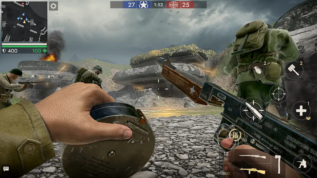 World War Heroes — WW2 PvP FPS (Ворлд Вар Хироес) [МОД: Много денег, Монет и Все открыто] Screenshot 1