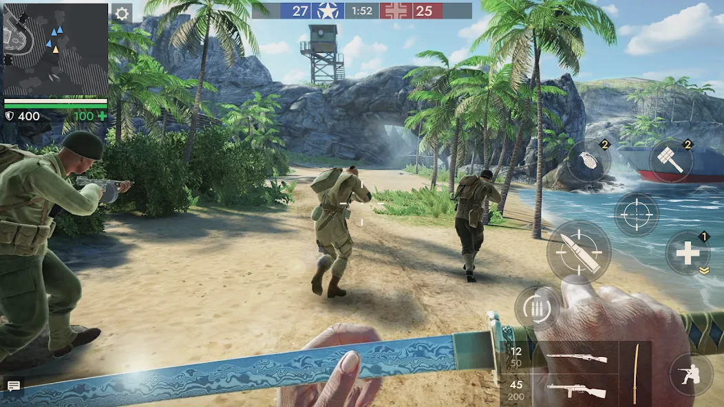 World War Heroes — WW2 PvP FPS (Ворлд Вар Хироес) [МОД: Много денег, Монет и Все открыто] Screenshot 2