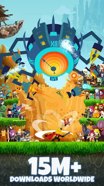 Tap Titans 2: Clicker Idle RPG (Тап Титаны 2) [МОД: Меню, Бесконечные монеты и Открытые уровни] Screenshot 1