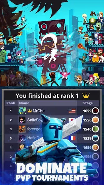 Tap Titans 2: Clicker Idle RPG (Тап Титаны 2) [МОД: Меню, Бесконечные монеты и Открытые уровни] Screenshot 4