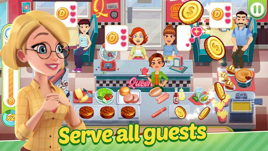 Delicious World - Cooking Game (Делишес Ворлд) [МОД: Деньги, Монеты и Меню MOD] Screenshot 3