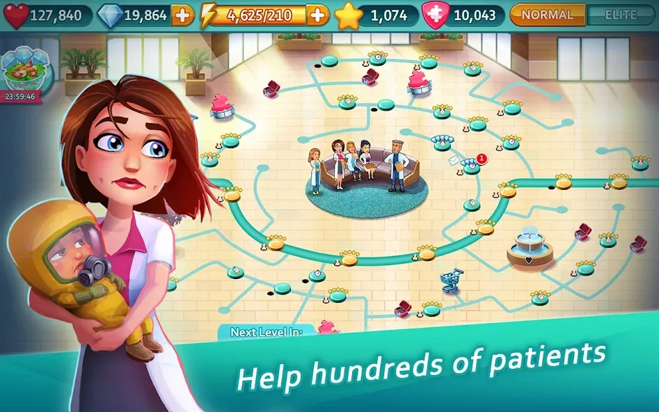 Heart's Medicine - Doctor Game [МОД: Меню, Бесконечные монеты и Открытые уровни] Screenshot 4