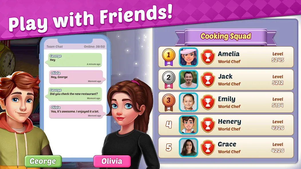 My Cafe Shop : Cooking Games (Мой Кафе Шоп) [МОД: Меню, Бесконечные монеты и Открытые уровни] Screenshot 4