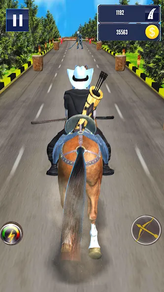 Cowboy Horse Run [МОД: Много монет, Открытые уровни и Мега MOD] Screenshot 2