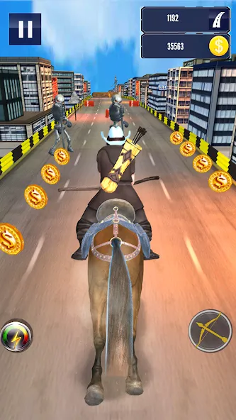 Cowboy Horse Run [МОД: Много монет, Открытые уровни и Мега MOD] Screenshot 5