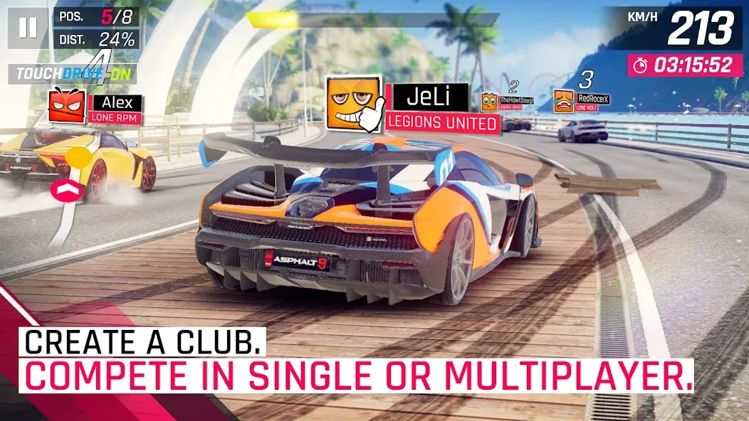 Asphalt 9: Legends (Асфальт 9) [МОД: Деньги, Монеты и Меню MOD] Screenshot 4