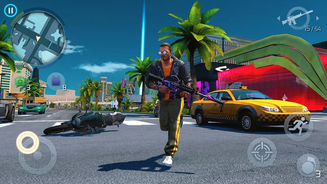 Gangstar Vegas: World of Crime (Гангстар Вегас) [МОД: Все открыто, Дополнительные деньги и Меню MOD] Screenshot 3