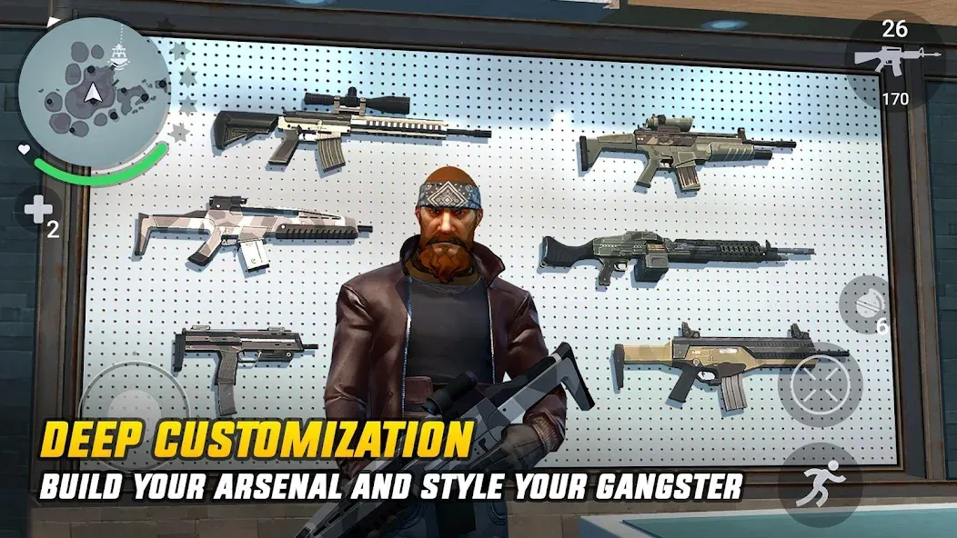 Gangstar New Orleans (Гангстар) [МОД: Меню, Бесконечные монеты и Открытые уровни] Screenshot 1