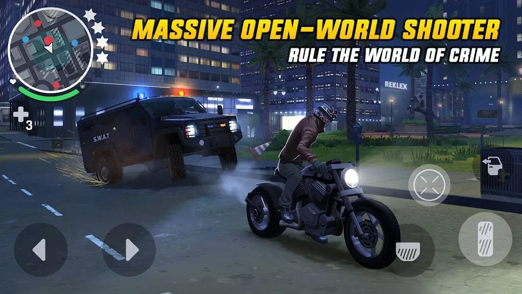 Gangstar New Orleans (Гангстар) [МОД: Меню, Бесконечные монеты и Открытые уровни] Screenshot 2
