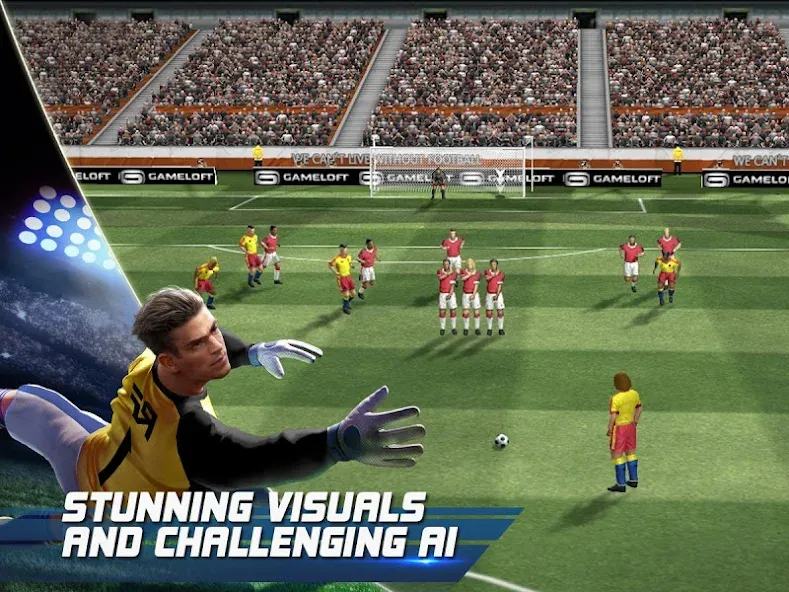 Real Football (Реал Футбол) [МОД: Все открыто, Дополнительные деньги и Меню MOD] Screenshot 2