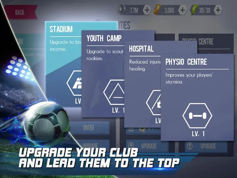 Real Football (Реал Футбол) [МОД: Все открыто, Дополнительные деньги и Меню MOD] Screenshot 5