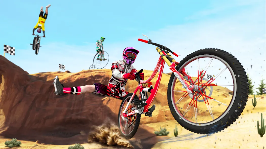 BMX Rider: Cycle Race Game [МОД: Много денег, Монет и Все открыто] Screenshot 2