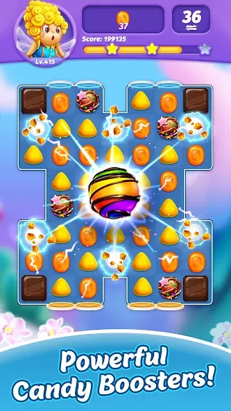 Candy Charming - Match 3 Games (энди Чарминг) [МОД: Много денег, Монет и Все открыто] Screenshot 2