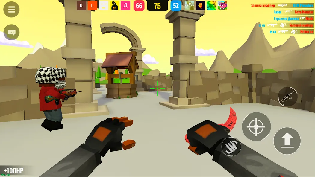 BLOCKFIELD — 5v5 PvP Shooter (БЛОКФИЛД) [МОД: Бесконечные деньги, Монеты и Мега MOD] Screenshot 4