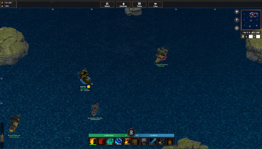 Battle of Sea: Pirate Fight (Битва на море) [МОД: Бесконечные деньги, Монеты и Мега MOD] Screenshot 1