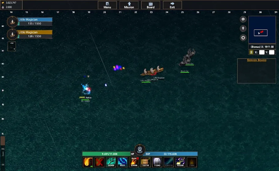 Battle of Sea: Pirate Fight (Битва на море) [МОД: Бесконечные деньги, Монеты и Мега MOD] Screenshot 2