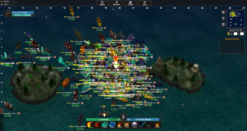 Battle of Sea: Pirate Fight (Битва на море) [МОД: Бесконечные деньги, Монеты и Мега MOD] Screenshot 3
