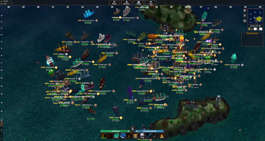 Battle of Sea: Pirate Fight (Битва на море) [МОД: Бесконечные деньги, Монеты и Мега MOD] Screenshot 5