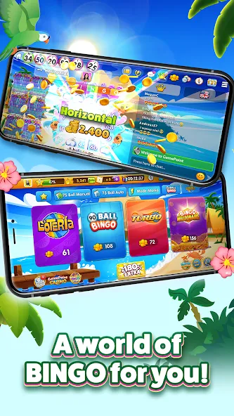 GamePoint Bingo - Bingo games (ГеймПоинт Бинго) [МОД: Все открыто, Дополнительные деньги и Меню MOD] Screenshot 2