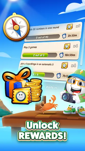 GamePoint Bingo - Bingo games (ГеймПоинт Бинго) [МОД: Все открыто, Дополнительные деньги и Меню MOD] Screenshot 4