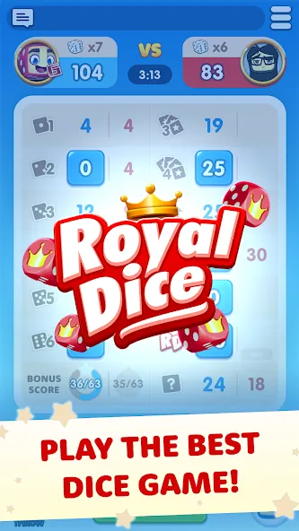 Royaldice (Роялдайс) [МОД: Много монет, Открытые уровни и Мега MOD] Screenshot 2