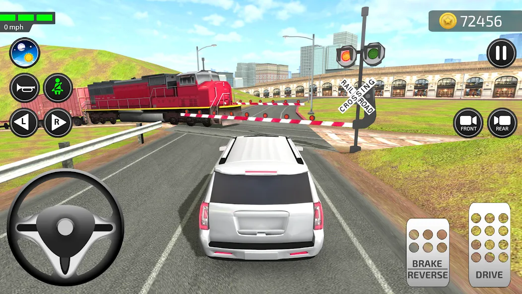 Driving Academy Car Simulator [МОД: Меню, Бесконечные монеты и Открытые уровни] Screenshot 1