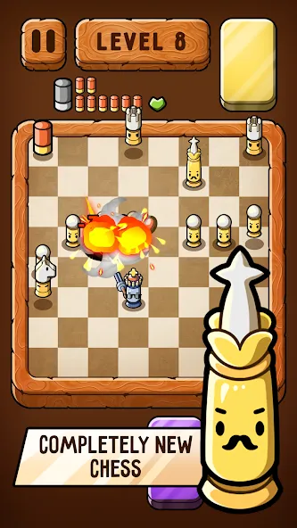 Bullet Chess: Board Shootout (Бюллет чесс) [МОД: Все открыто, Дополнительные деньги и Меню MOD] Screenshot 3