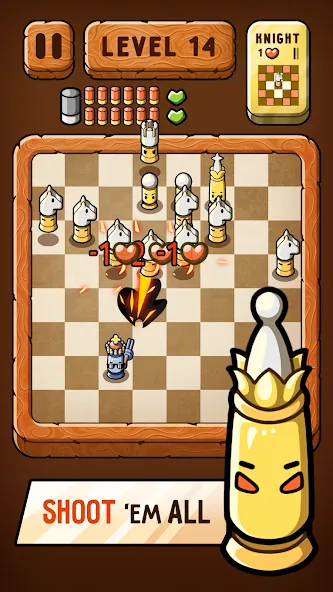 Bullet Chess: Board Shootout (Бюллет чесс) [МОД: Все открыто, Дополнительные деньги и Меню MOD] Screenshot 5
