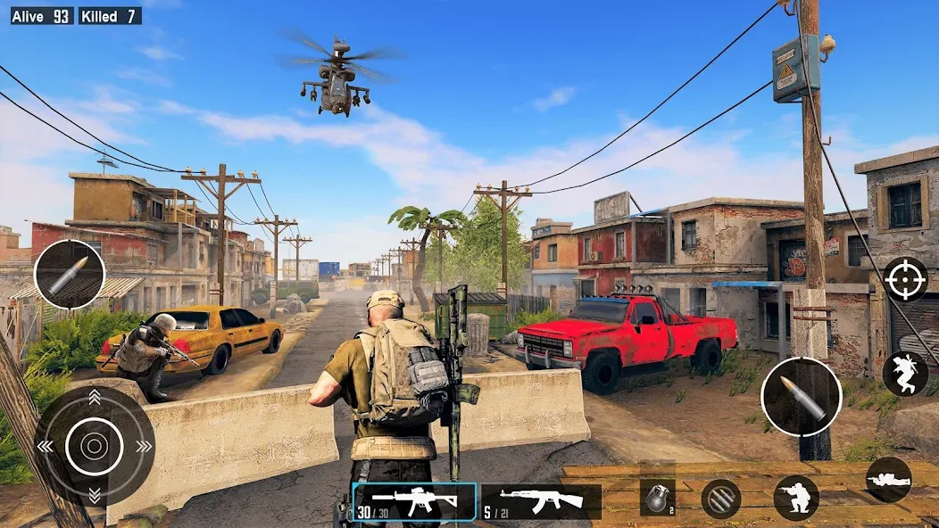 Commando Gun Shooting Games [МОД: Деньги, Монеты и Меню MOD] Screenshot 1