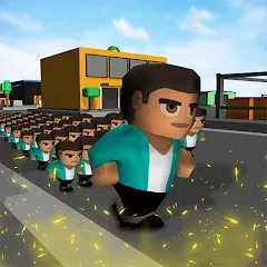 Скачать Crowd War - Action Game (Крауд Вар) [МОД: Меню, Бесконечные монеты и Открытые уровни] | Взлом Crowd War - Action Game на Андроид