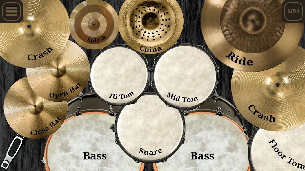 Drum kit (Drums) free [МОД: Деньги, Монеты и Меню MOD] Screenshot 1