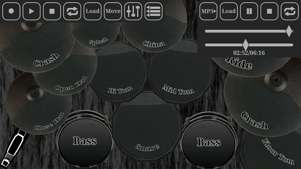 Drum kit (Drums) free [МОД: Деньги, Монеты и Меню MOD] Screenshot 4