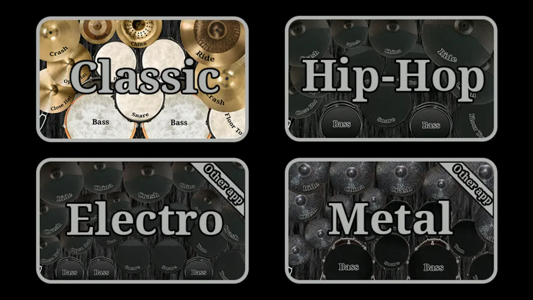 Drum kit (Drums) free [МОД: Деньги, Монеты и Меню MOD] Screenshot 5