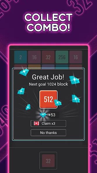 Join Blocks 2048 Number Puzzle (Джоин Блокс) [МОД: Много монет, Открытые уровни и Мега MOD] Screenshot 4