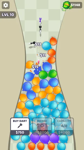 Merge Cutter (Мердж Катер) [МОД: Меню, Бесконечные монеты и Открытые уровни] Screenshot 5