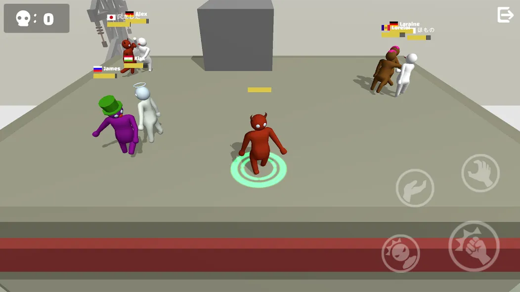 Noodleman.io 2 - Fight Party [МОД: Все открыто, Дополнительные деньги и Меню MOD] Screenshot 2