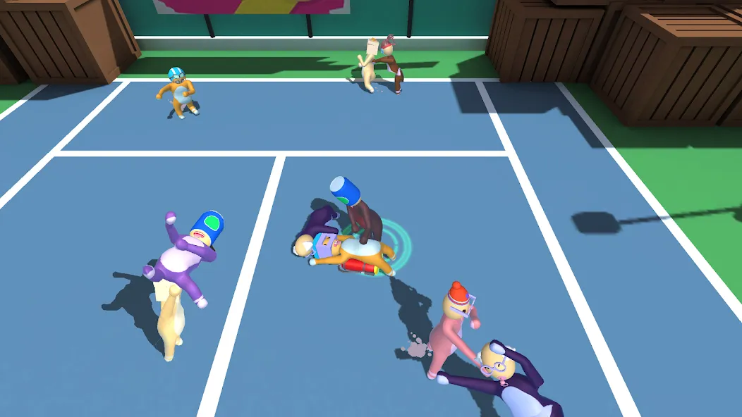 Noodleman Party: Fight Games (Нудлман Пати) [МОД: Все открыто, Дополнительные деньги и Меню MOD] Screenshot 2