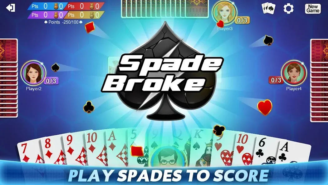 Spades (Спейдс) [МОД: Бесконечные деньги, Монеты и Мега MOD] Screenshot 3