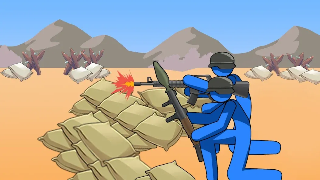 Stickman History Battle (Стикмен История Битва) [МОД: Много монет, Открытые уровни и Мега MOD] Screenshot 4