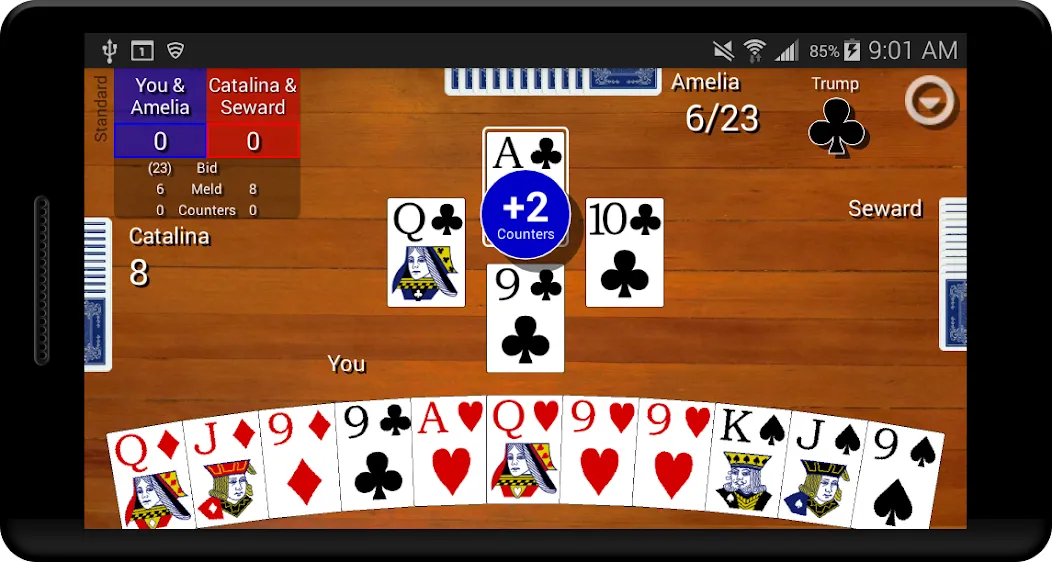 Pinochle Classic (Пиночл Классик) [МОД: Бесконечные деньги, Монеты и Мега MOD] Screenshot 1