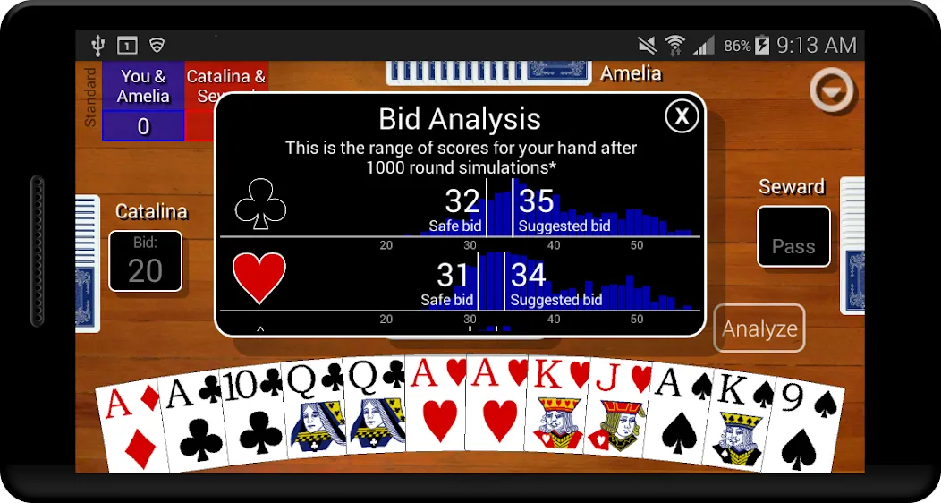 Pinochle Classic (Пиночл Классик) [МОД: Бесконечные деньги, Монеты и Мега MOD] Screenshot 3